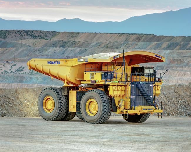 930E Haul Truck in a mine