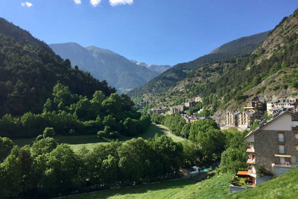 An image of the village of Andorra.