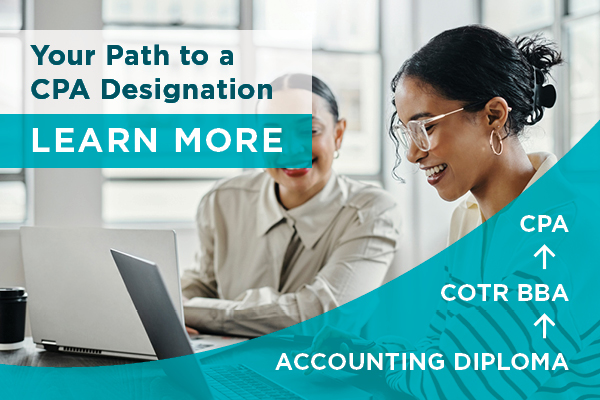 Click here to learn more about the pathway to becoming a CPA.