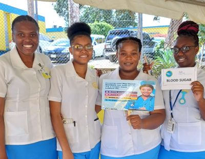 Nursing students in Jamaica.