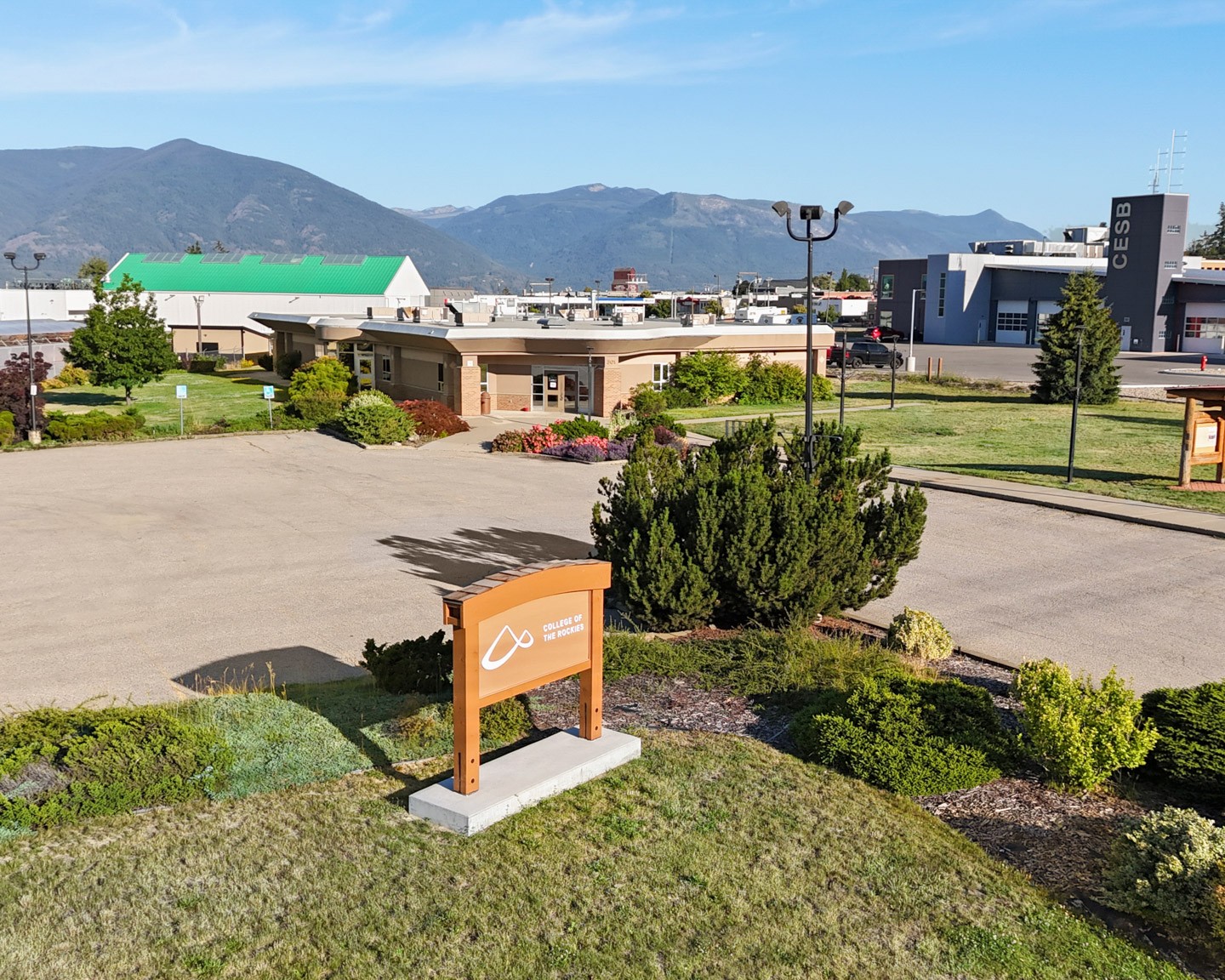 Exterior shot of Creston BC campus
