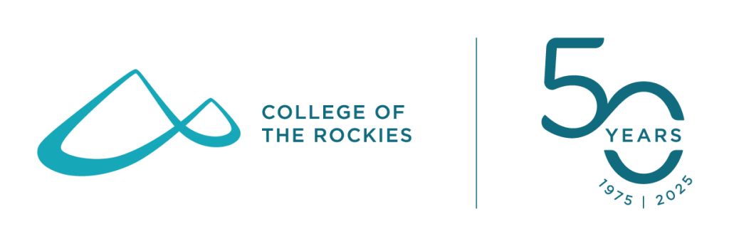 College of the Rockies 50th logo