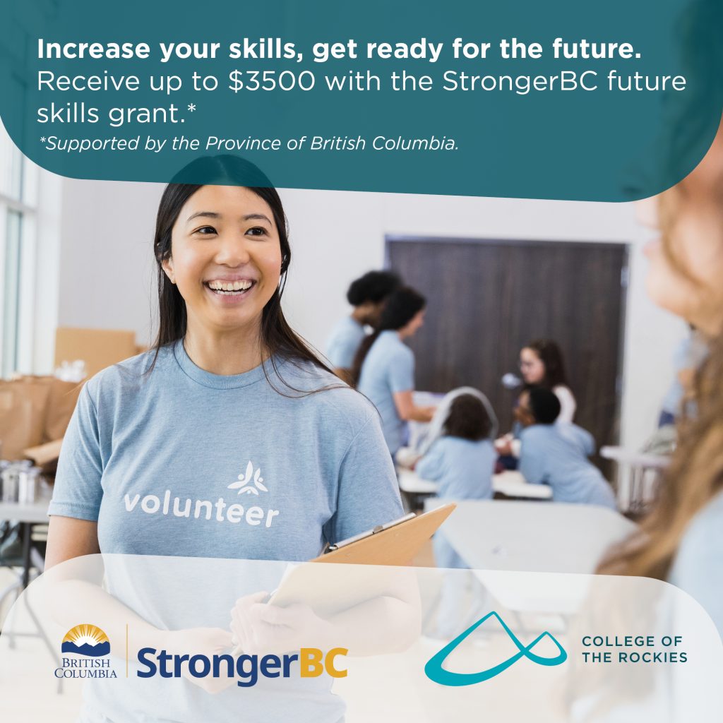 This program is eligible for the StrongerBC future skills grant.