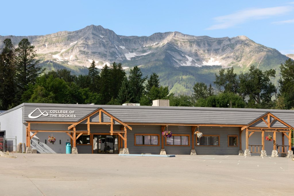 Exterior shot of Fernie, BC Campus COTR