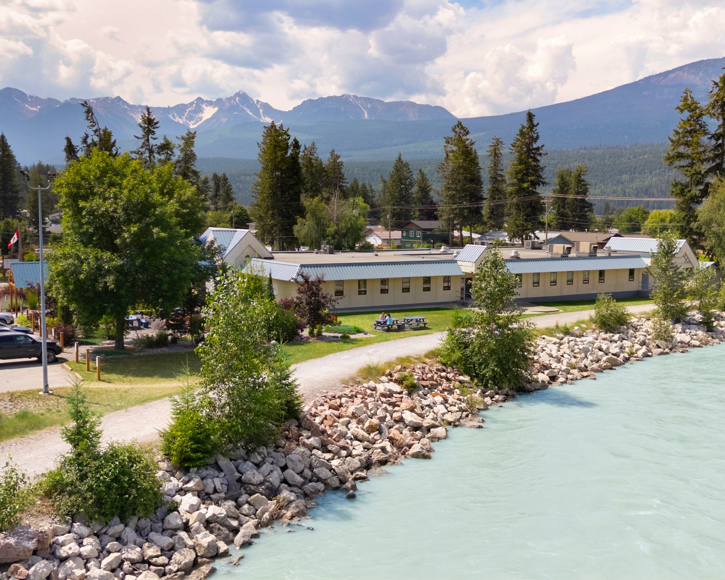 Exterior shot of Golden BC COTR Campus