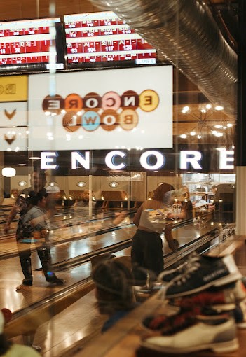 Bowling at Encore Brewing