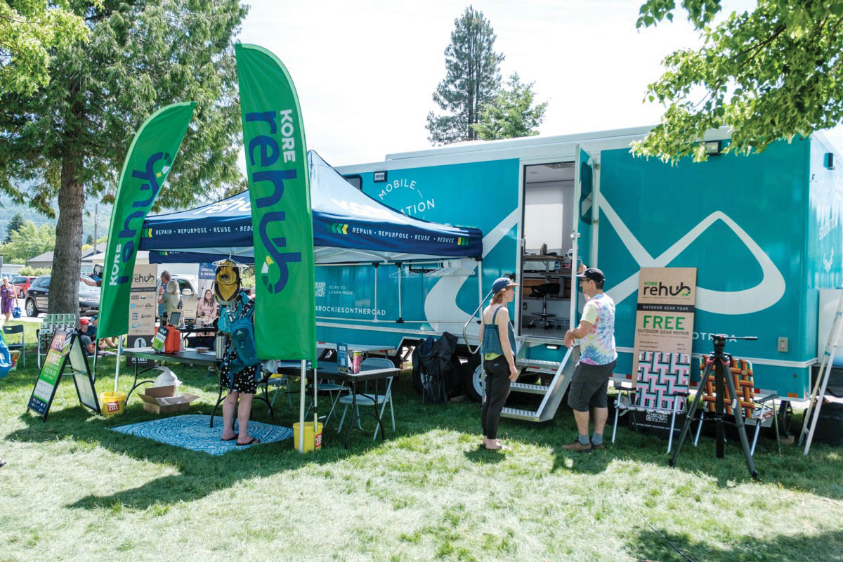 KORE Re-Hub mobile unit at event