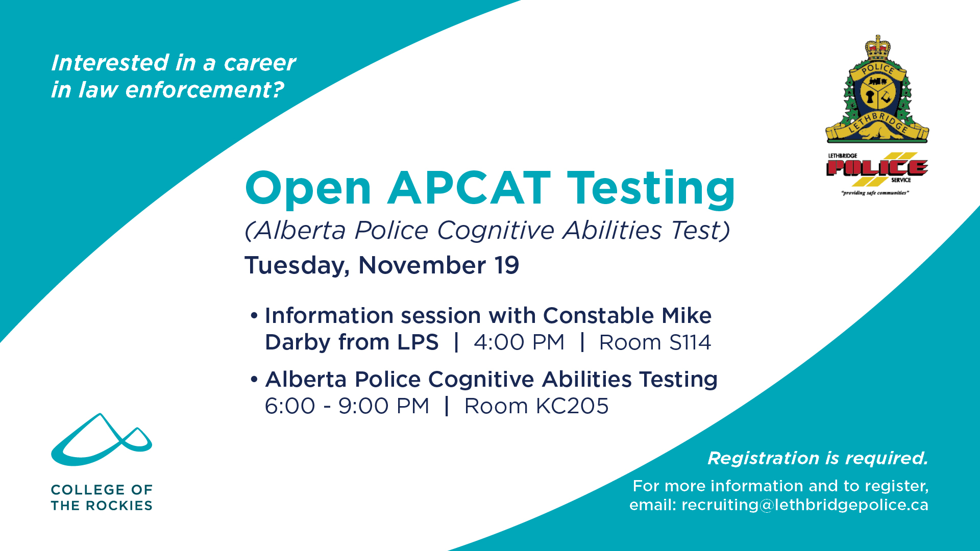 APCAT Testing at College of the Rockies