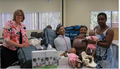 Image of College of the Rockies MAISHA partners with emergency obstetric care equipment.
