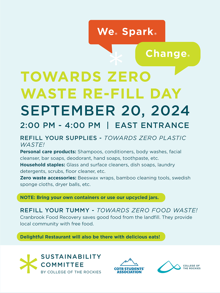 Towards Zero Waste Re-fill Day September 20, 2024