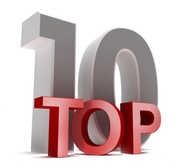 Graphic displaying the message: Top 10