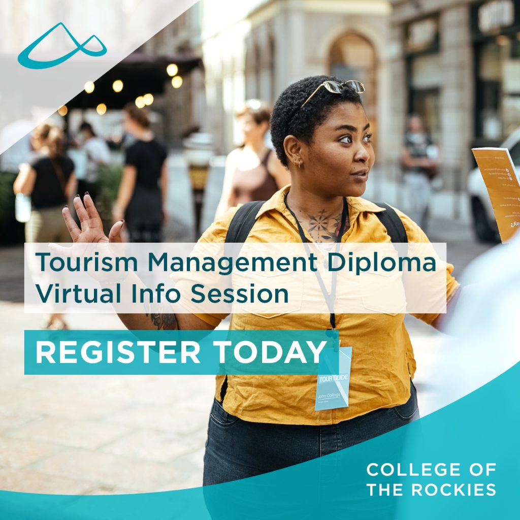 Tourism Management Info Session online. Register today.