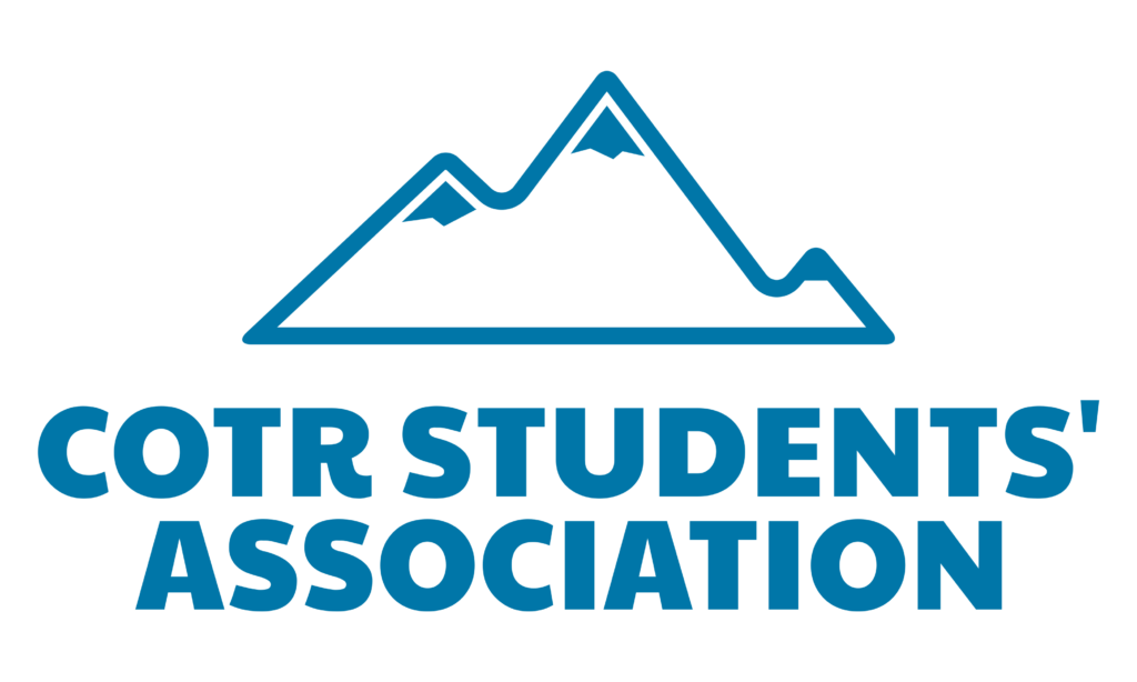 Image shows the College of the Rockies' Student Association logo.